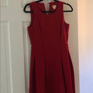 Red dress from Ann Taylor Loft